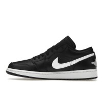 Женские Jordan 1 Low Black White (2022) (W)