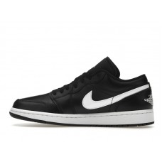 Женские Jordan 1 Low Black White (2022) (W)