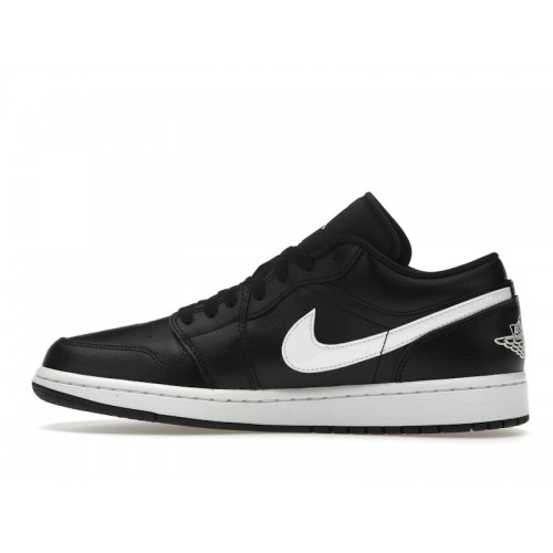Кроссы Jordan 1 Low Black White (2022) (W) - женская сетка размеров