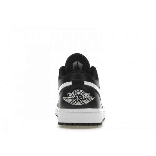 Кроссы Jordan 1 Low Black White (2022) (W) - женская сетка размеров