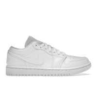 Женские кроссовки Jordan 1 Low Triple White (2022) (W)