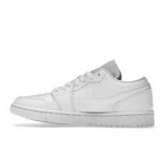 Женские Jordan 1 Low Triple White (2022) (W)