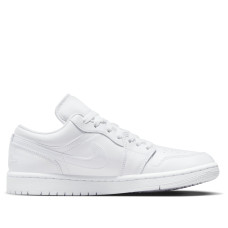 Женские Jordan 1 Low Triple White (2022) (W)
