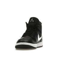 Женские Jordan 1 Mid Black White (W)