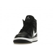 Женские Jordan 1 Mid Black White (W)