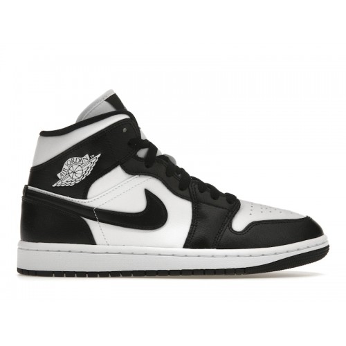 Кроссы Jordan 1 Mid Panda (W) - женская сетка размеров