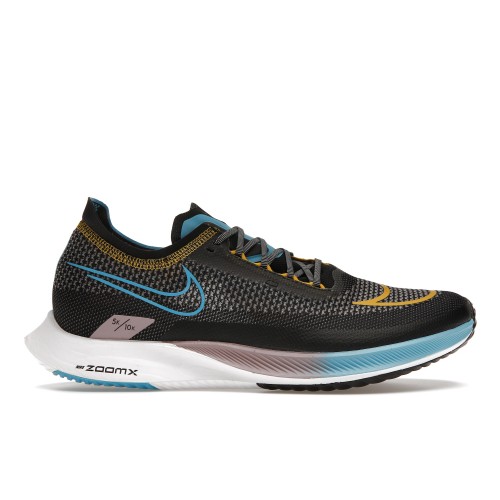 Кроссы Nike ZoomX Streakfly Dark Sulphur Chlorine Blue - мужская сетка размеров