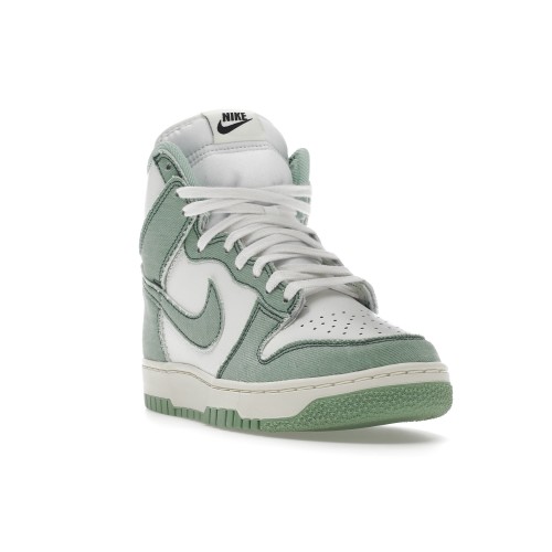 Кроссы Nike Dunk High 1985 Enamel Green Denim (W) - женская сетка размеров