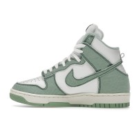 Женские кроссовки Nike Dunk High 1985 Enamel Green Denim (W)