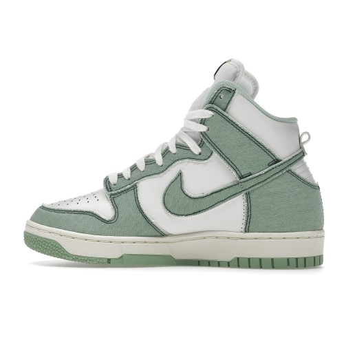 Кроссы Nike Dunk High 1985 Enamel Green Denim (W) - женская сетка размеров