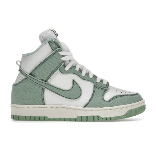 Кроссы Nike Dunk High 1985 Enamel Green Denim (W) - женская сетка размеров