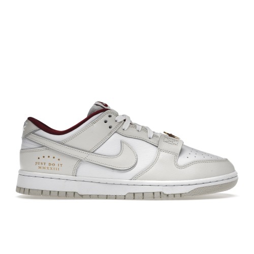 Кроссы Nike Dunk Low SE Just Do It White Phantom (W) - женская сетка размеров