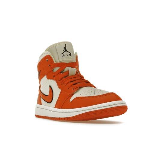 Кроссы Jordan 1 Mid SE Sport Spice (W) - женская сетка размеров