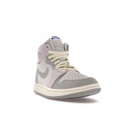 Wmns Air Jordan 1 High Zoom Comfort 2 Barely Grape - женская сетка размеров
