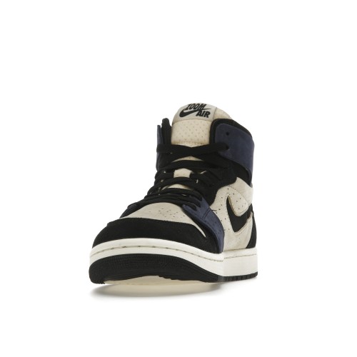 Кроссы Jordan 1 High Zoom Air CMFT 2 Muslin Blackened Blue - мужская сетка размеров