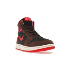 Женские Jordan 1 High Zoom Air CMFT 2 Cacao Wow Picante Red (W)