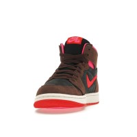 Женские Jordan 1 High Zoom Air CMFT 2 Cacao Wow Picante Red (W)
