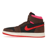 Женские Jordan 1 High Zoom Air CMFT 2 Cacao Wow Picante Red (W)