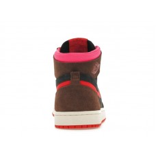 Женские Jordan 1 High Zoom Air CMFT 2 Cacao Wow Picante Red (W)