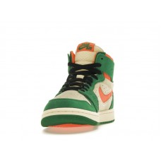 Женские Jordan 1 High Zoom Air CMFT 2 Pine Green Orange Blaze (W)
