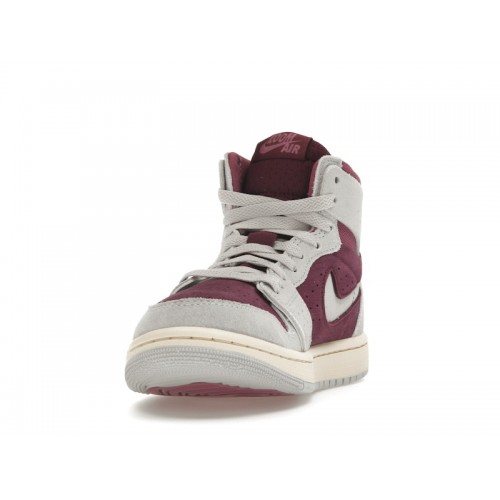 Wmns Air Jordan 1 High Zoom Comfort 2 Bordeaux - женская сетка размеров