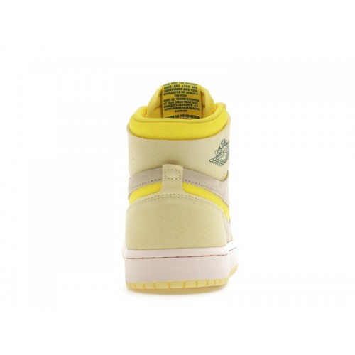 Wmns Air Jordan 1 High Zoom Comfort 2 Citron Tint - женская сетка размеров