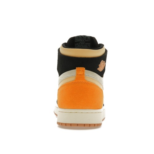 Кроссы Jordan 1 High Zoom Air CMFT 2 Muslin Vivid Orange - мужская сетка размеров