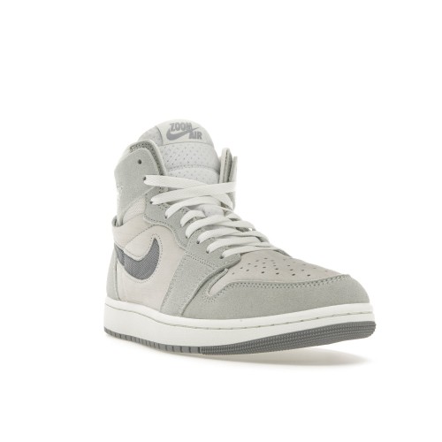 Кроссы Jordan 1 High Zoom Air CMFT 2 Particle Grey - мужская сетка размеров