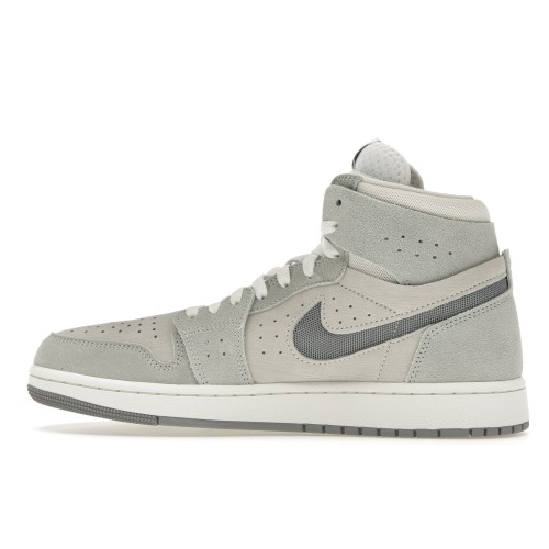 Кроссы Jordan 1 High Zoom Air CMFT 2 Particle Grey - мужская сетка размеров