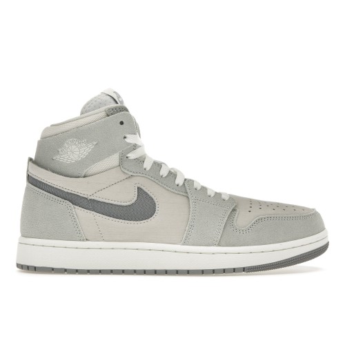 Кроссы Jordan 1 High Zoom Air CMFT 2 Particle Grey - мужская сетка размеров