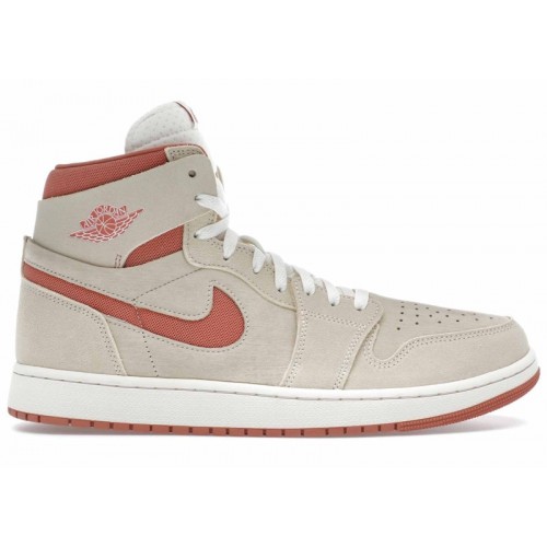 Air Jordan 1 High Zoom Comfort 2 Sail Burnt Sunrise - мужская сетка размеров