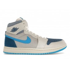 Кроссовки Jordan 1 High Zoom Air CMFT 2 Dark Powder Blue