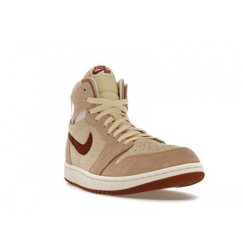 Кроссы Jordan 1 High Zoom Air CMFT 2 Legend Coffee - мужская сетка размеров