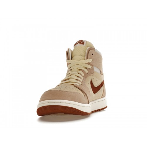 Кроссы Jordan 1 High Zoom Air CMFT 2 Legend Coffee - мужская сетка размеров