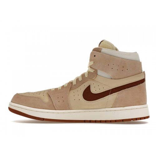 Кроссы Jordan 1 High Zoom Air CMFT 2 Legend Coffee - мужская сетка размеров