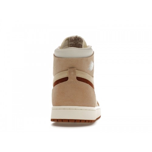 Кроссы Jordan 1 High Zoom Air CMFT 2 Legend Coffee - мужская сетка размеров