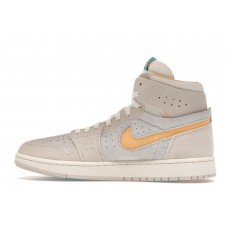 Кроссовки Jordan 1 Zoom CMFT 2 Orewood Brown Bright Citrus Sail