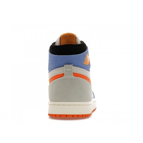 Кроссы Jordan 1 High Zoom Air CMFT 2 Royal Pulse Alpha Orange - мужская сетка размеров