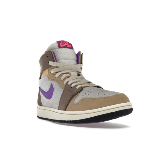 Кроссы Jordan 1 High Zoom Air CMFT 2 Palomino Wild Berry - мужская сетка размеров