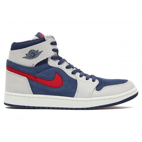 Кроссы Jordan 1 High Zoom Air CMFT 2 Olympic - мужская сетка размеров