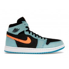 Кроссовки Jordan 1 Zoom CMFT 2 Bleached Aqua Bright Citrus