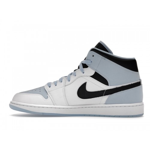 Кроссы Jordan 1 Mid SE Ice Blue (2023) - мужская сетка размеров