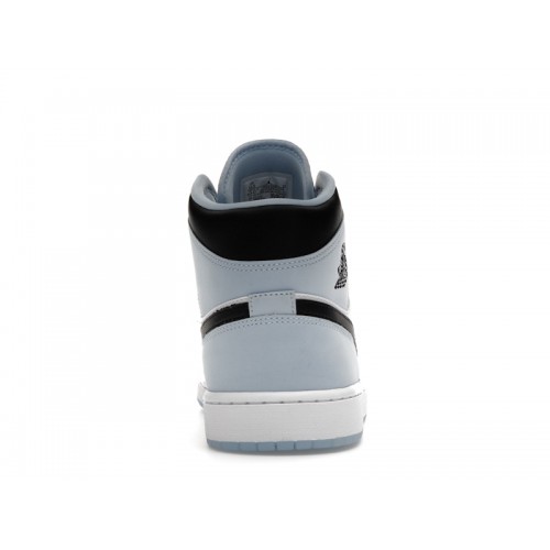 Кроссы Jordan 1 Mid SE Ice Blue (2023) - мужская сетка размеров