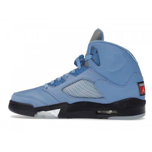 Кроссы Jordan 5 Retro UNC University Blue - мужская сетка размеров