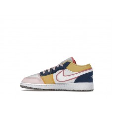 Подростковые Jordan 1 Low SE Multi Canvas (GS)