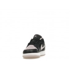 Подростковые Jordan 1 Low SE Black Iced Lilac (GS)