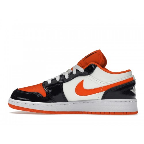 Кроссы Jordan 1 Low Halloween (2023) (GS) - подростковая сетка размеров