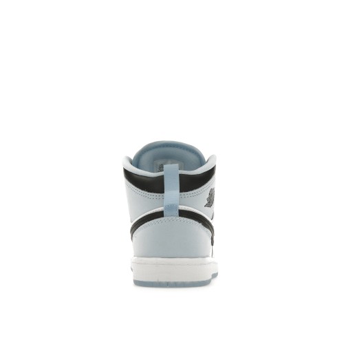 Кроссы Jordan 1 Mid SE Ice Blue (2023) (PS) - подростковая сетка размеров