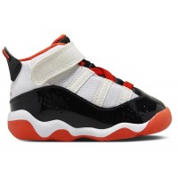 Малышам Jordan 6 Rings White Black Sail Team Orange (TD)