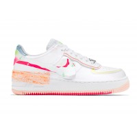 Женские кроссовки Nike Air Force 1 Low Shadow White Pink Orange (W)